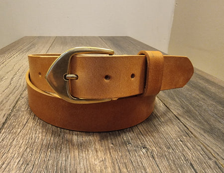 Retreat Clothing Handmade Tan Leather Jeans Belts 