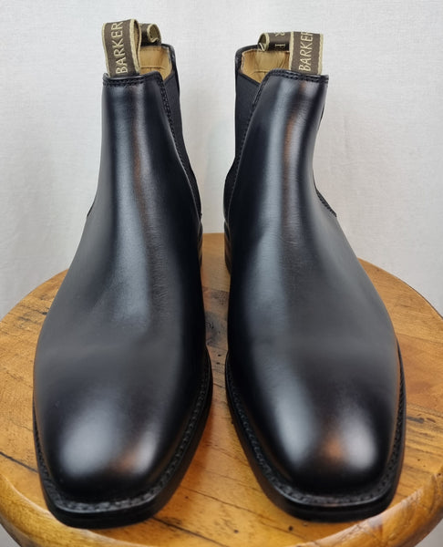 Barkers Mansfield Chelsea Boot - Black Calf / Dainite Sole