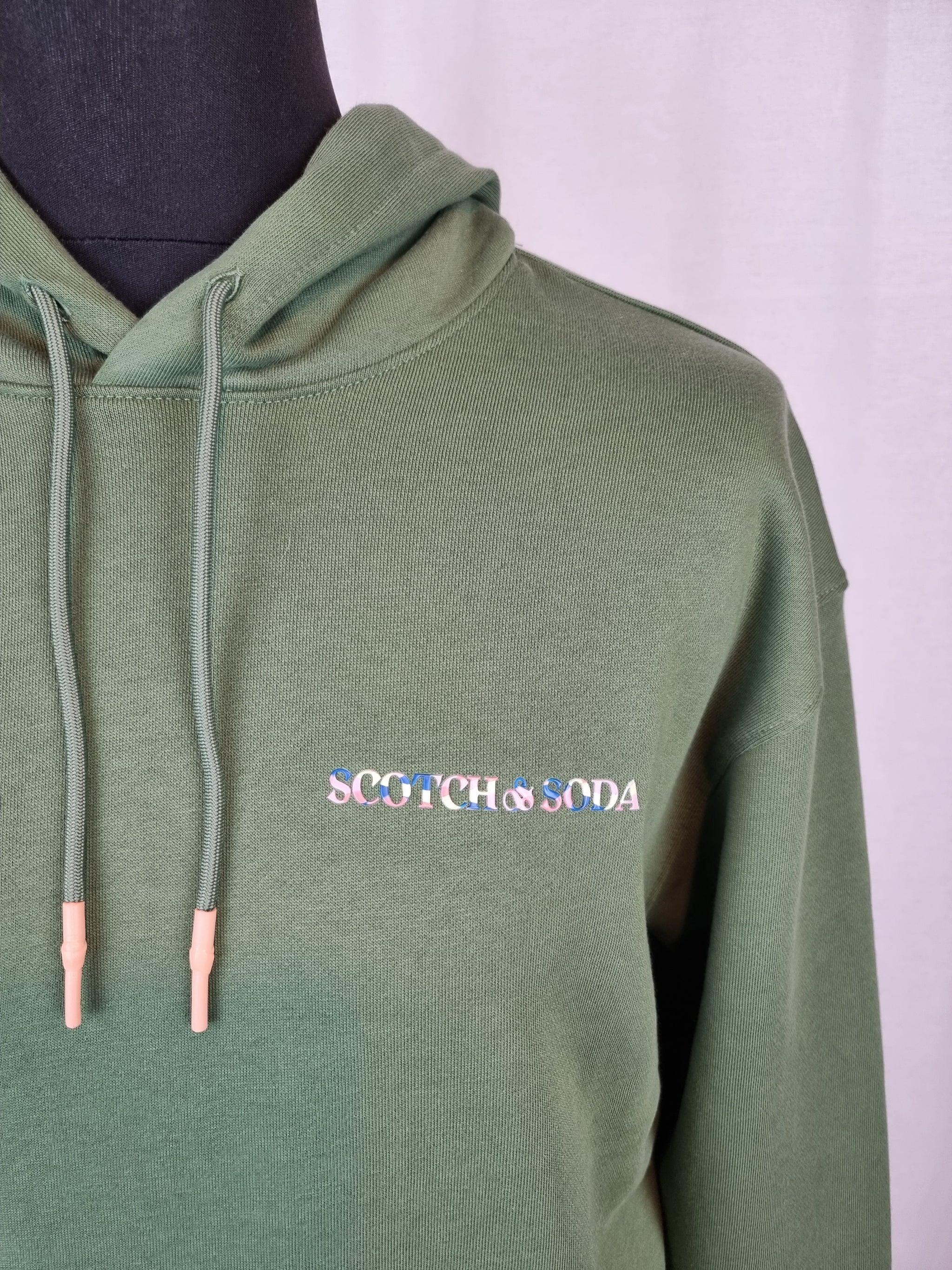 Scotch and Soda Unisex organic cotton hooded sweatshirt
