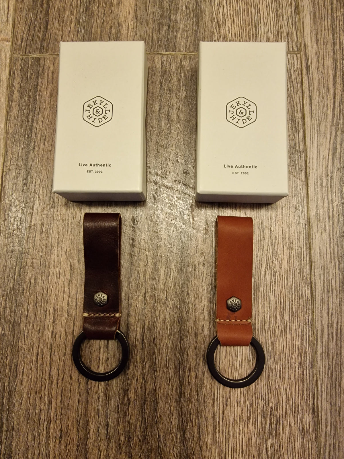 Jekyll & Hide Leather Key Rings