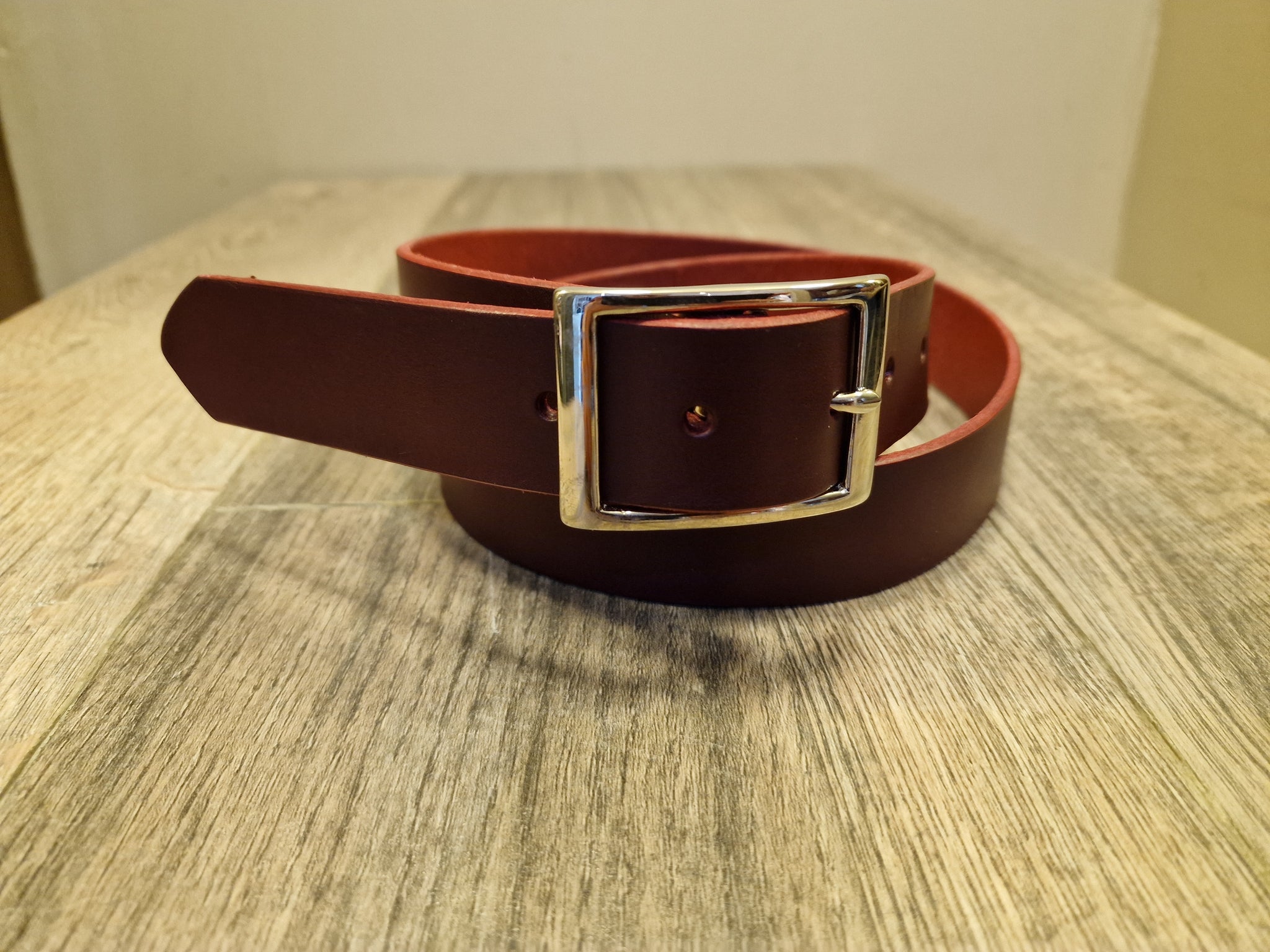 Retreat Clothing Burgundy Dress Belt