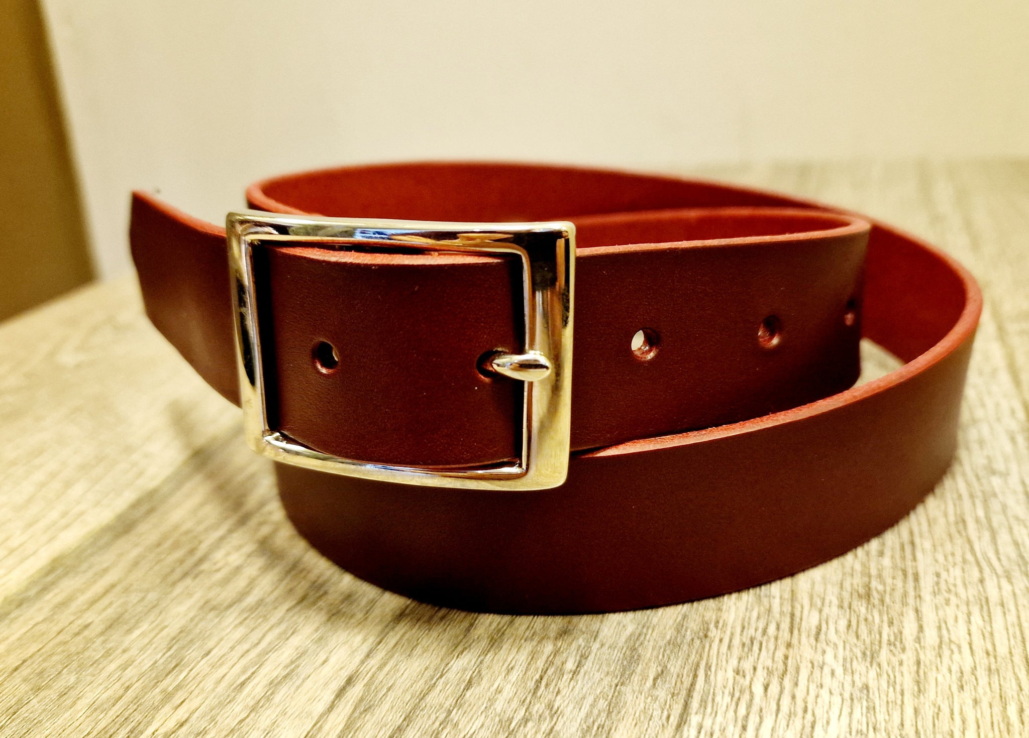 Retreat Clothing Burgundy Dress Belt