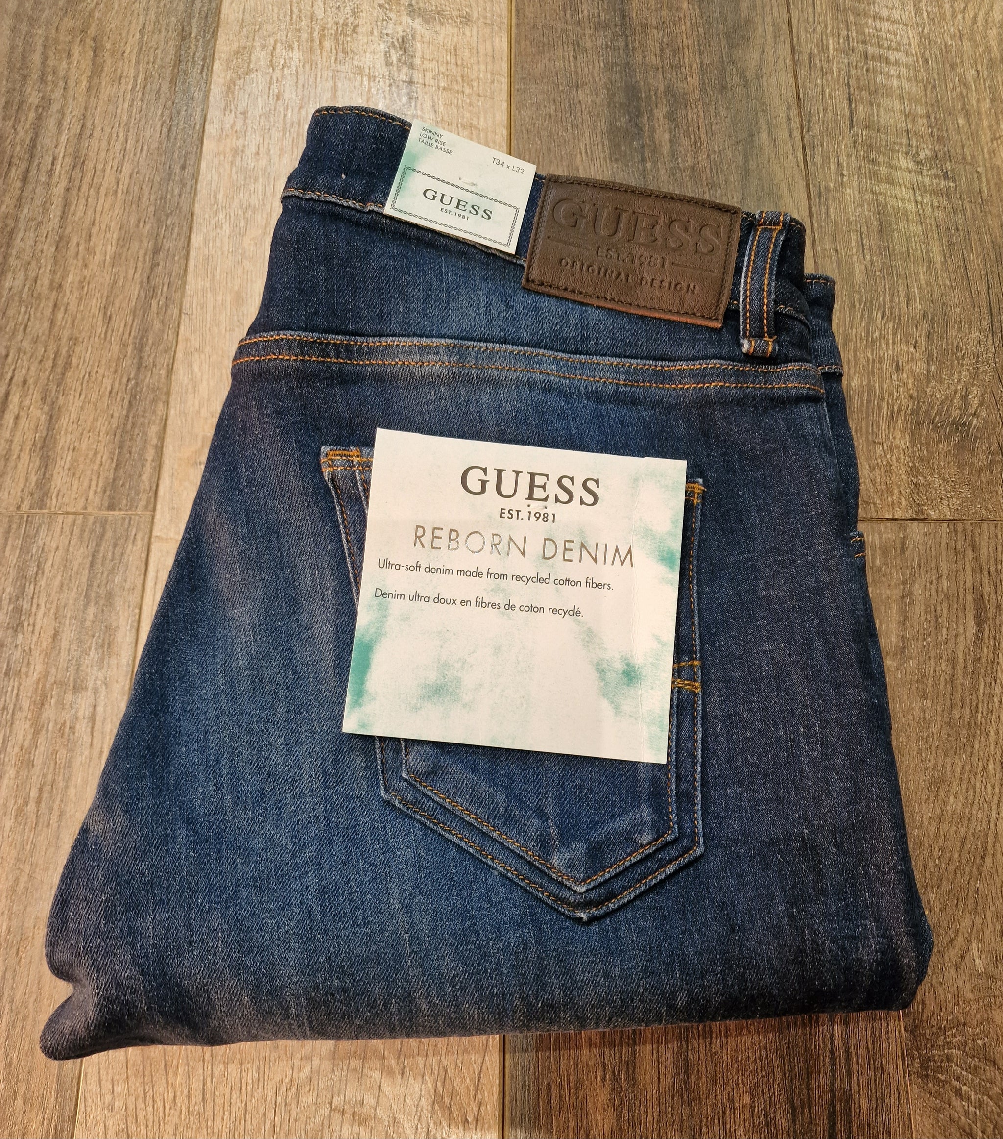 Jeans Slim Guess Miami da Uomo - Denim Jeans Slim Guess Miami da Uomo - Denim