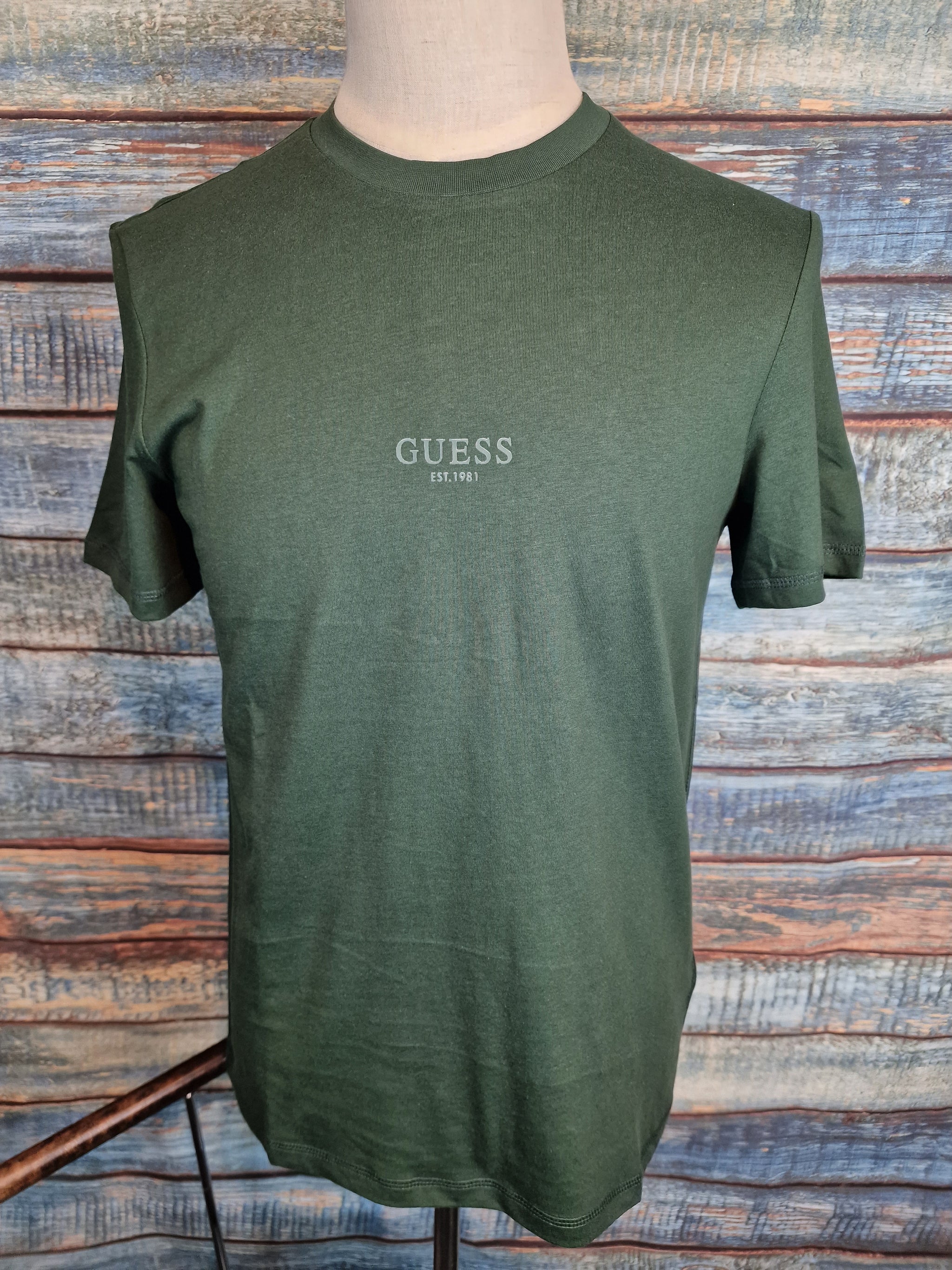 Guess Eco Slim Fit front logo T-shirt