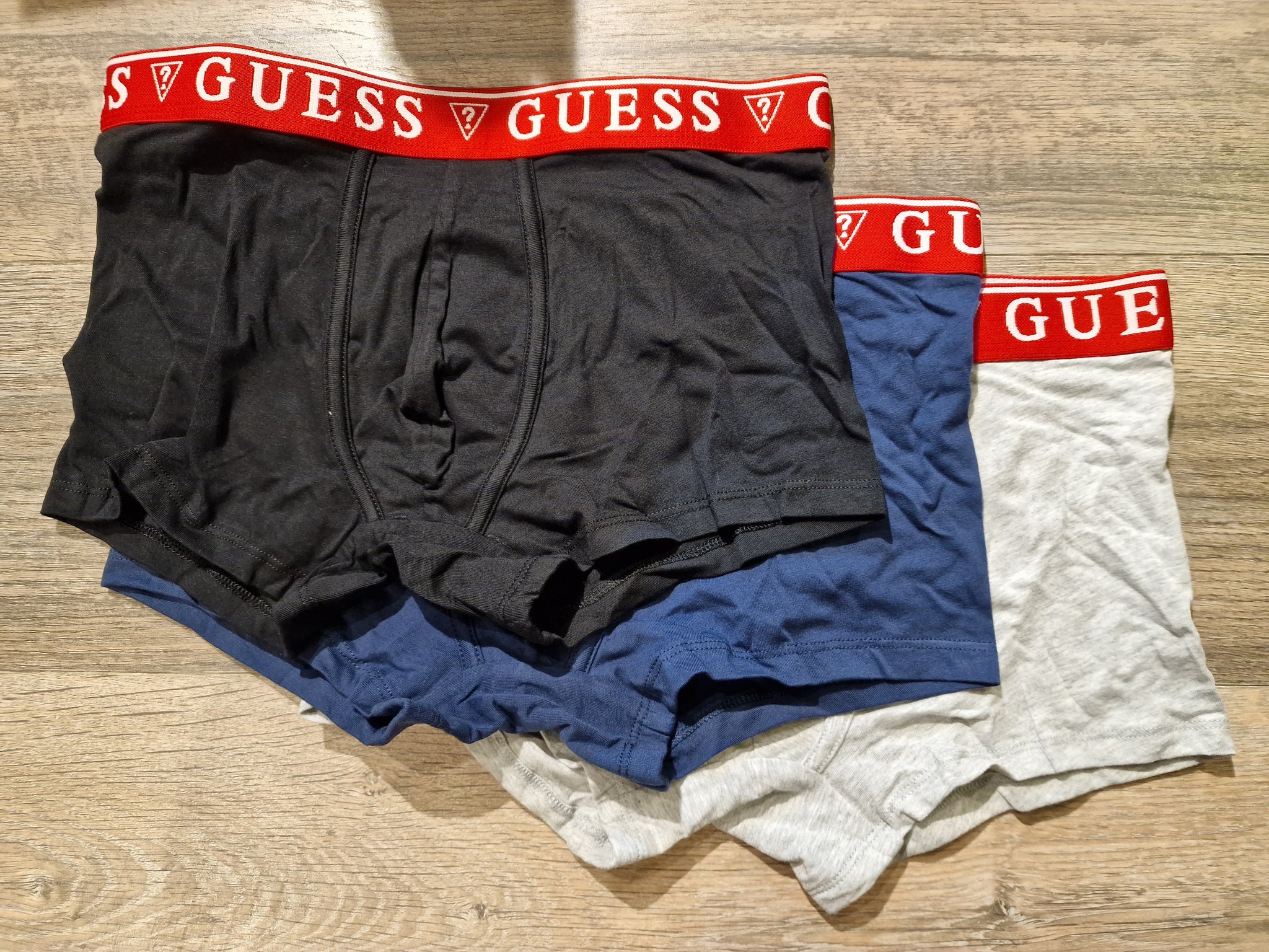 Guess 3 pack Logo Waistband trunks