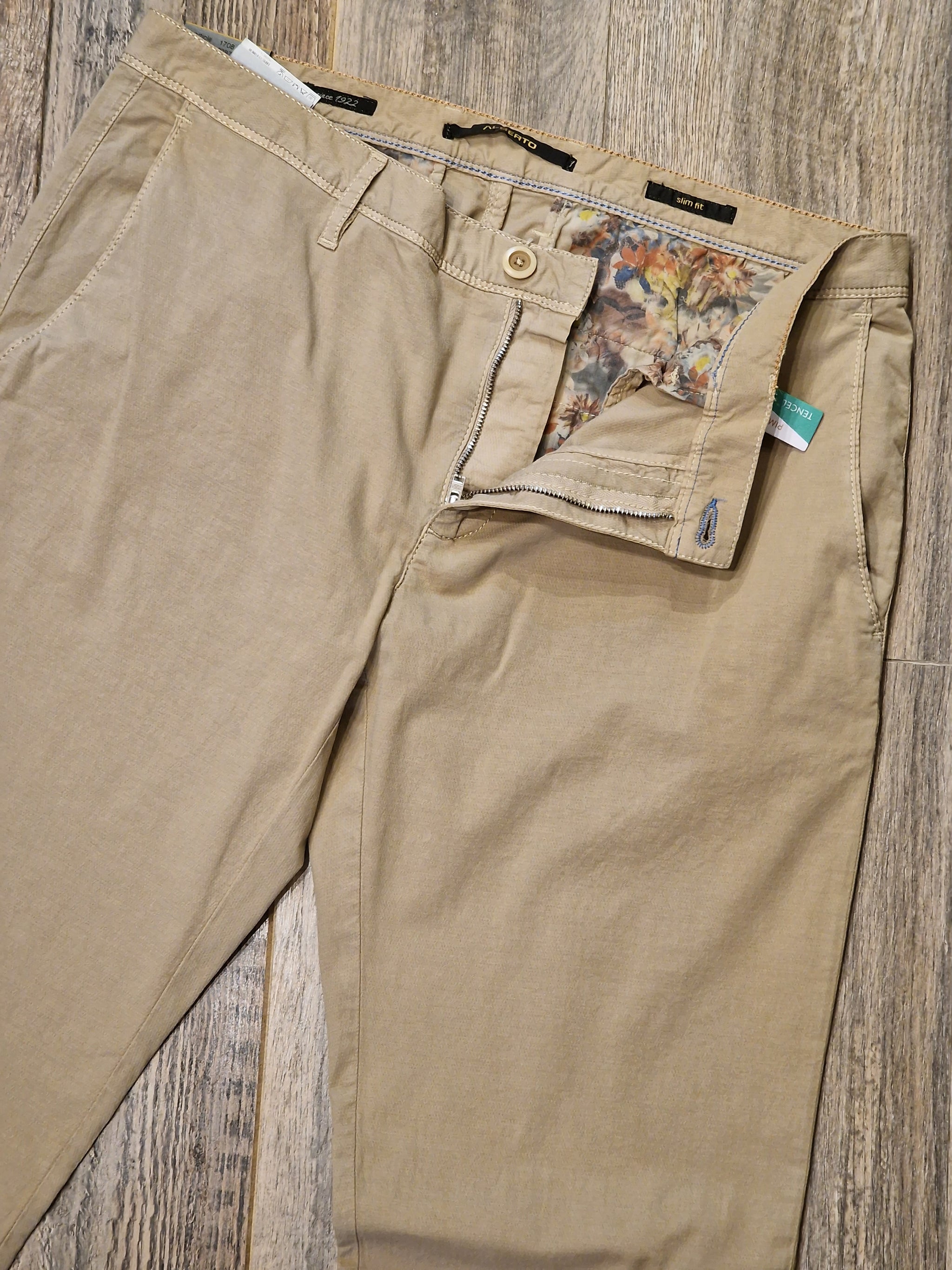 Alberto Slim Fit Rob light Sand summer Chino's