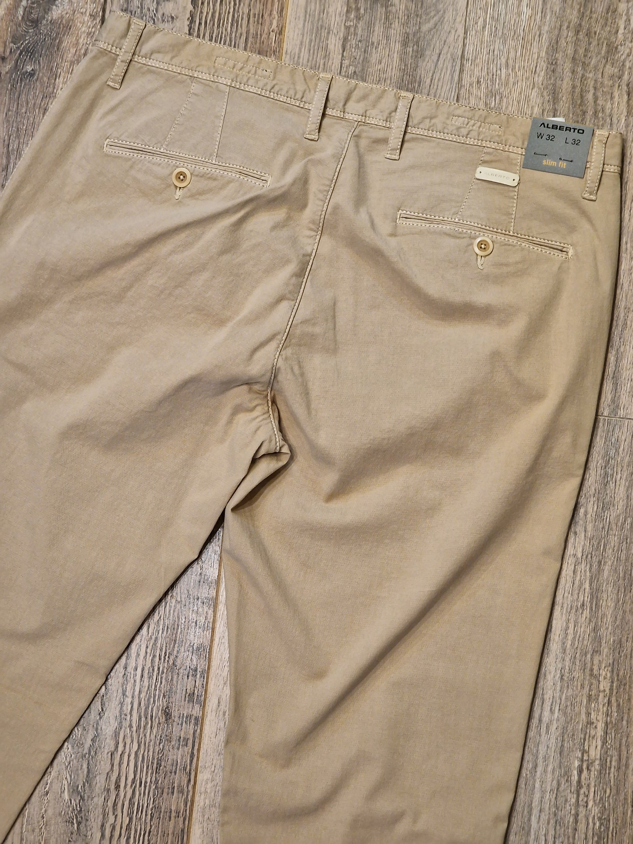 Alberto Slim Fit Rob light Sand summer Chino's