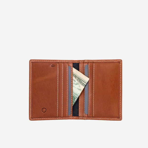 Jekyll & Hide ROMA SLIM BIFOLD CARD HOLDER, CLAY