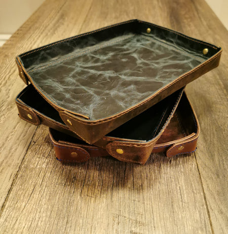 Retreat Clothing Handmade Leather Valet Tray
