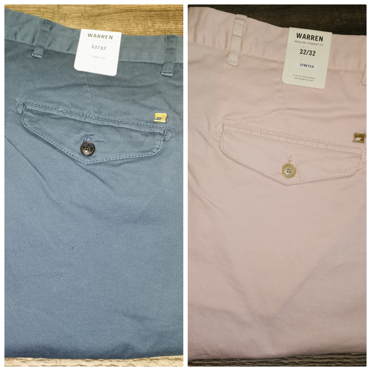 SCOTCH AND SODA Warren - Stretch Chinos Regular straight fit