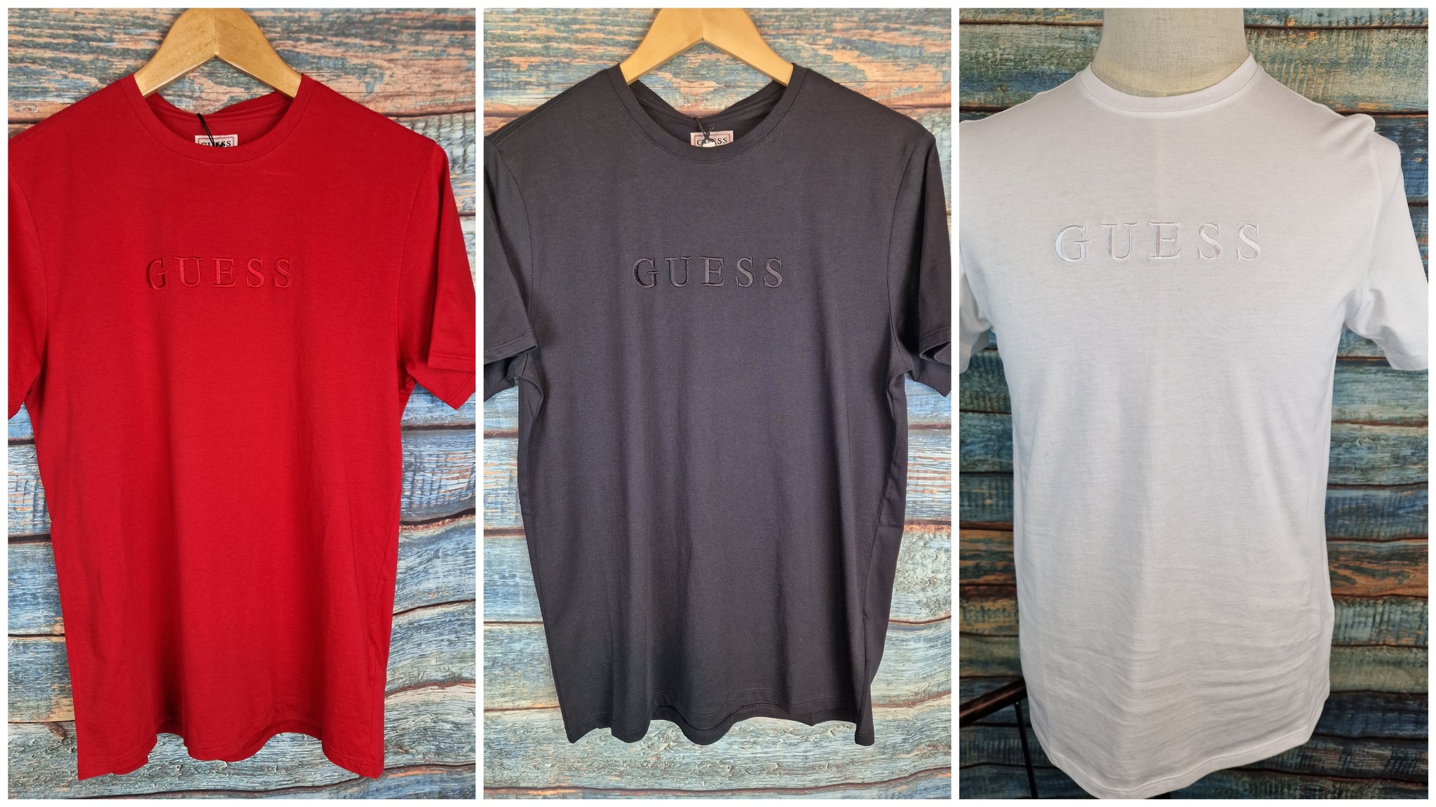 Guess Embroidered logo T-shirt