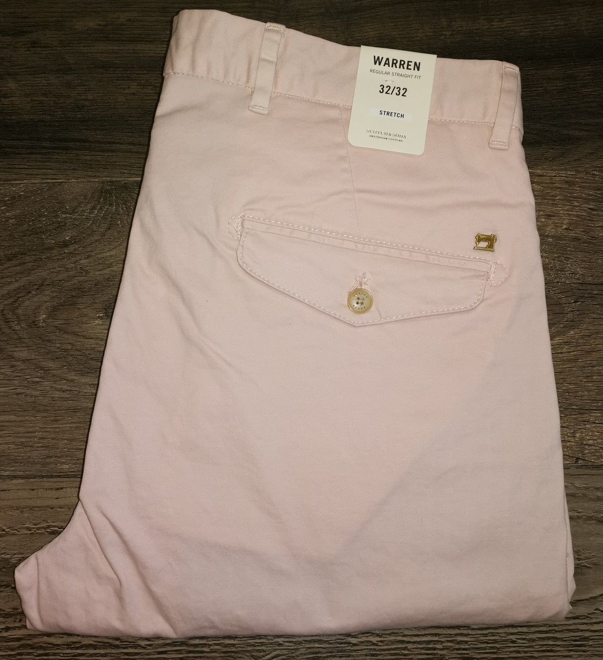 SCOTCH AND SODA Warren - Stretch Chinos Regular straight fit