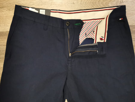 TOMMY HILFIGER MERCER LINEN AND COTTON CHINOS