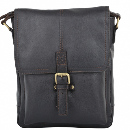 Ashwood Benjamin Leather Messenger Bag
