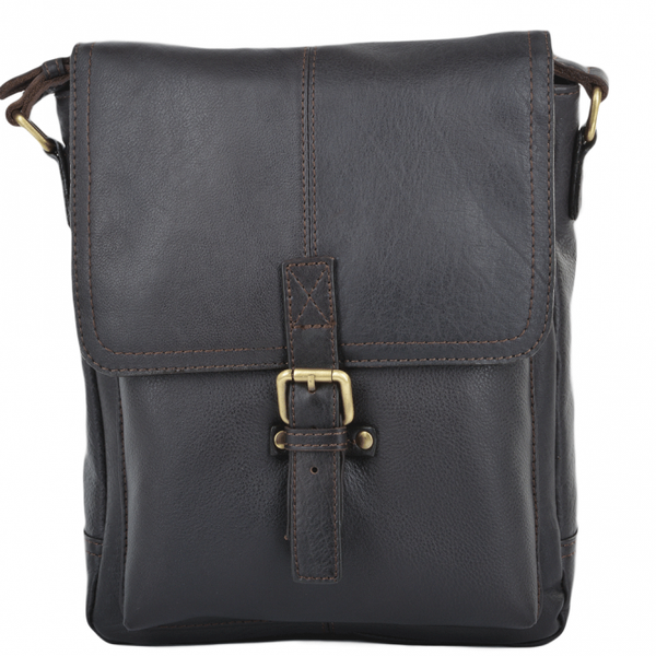 Ashwood Benjamin Leather Messenger Bag