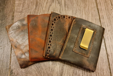 Retreat Clothing Handmade Leather Cardholders