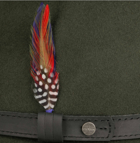 STETSON YUTAN WOOL HAT DARK GREEN