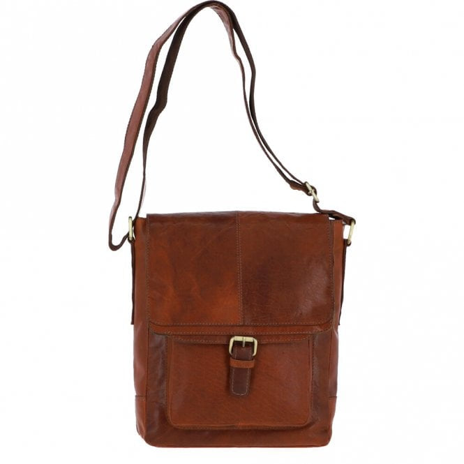 Ashwood Medium Vintage Wash Leather Travel Bag