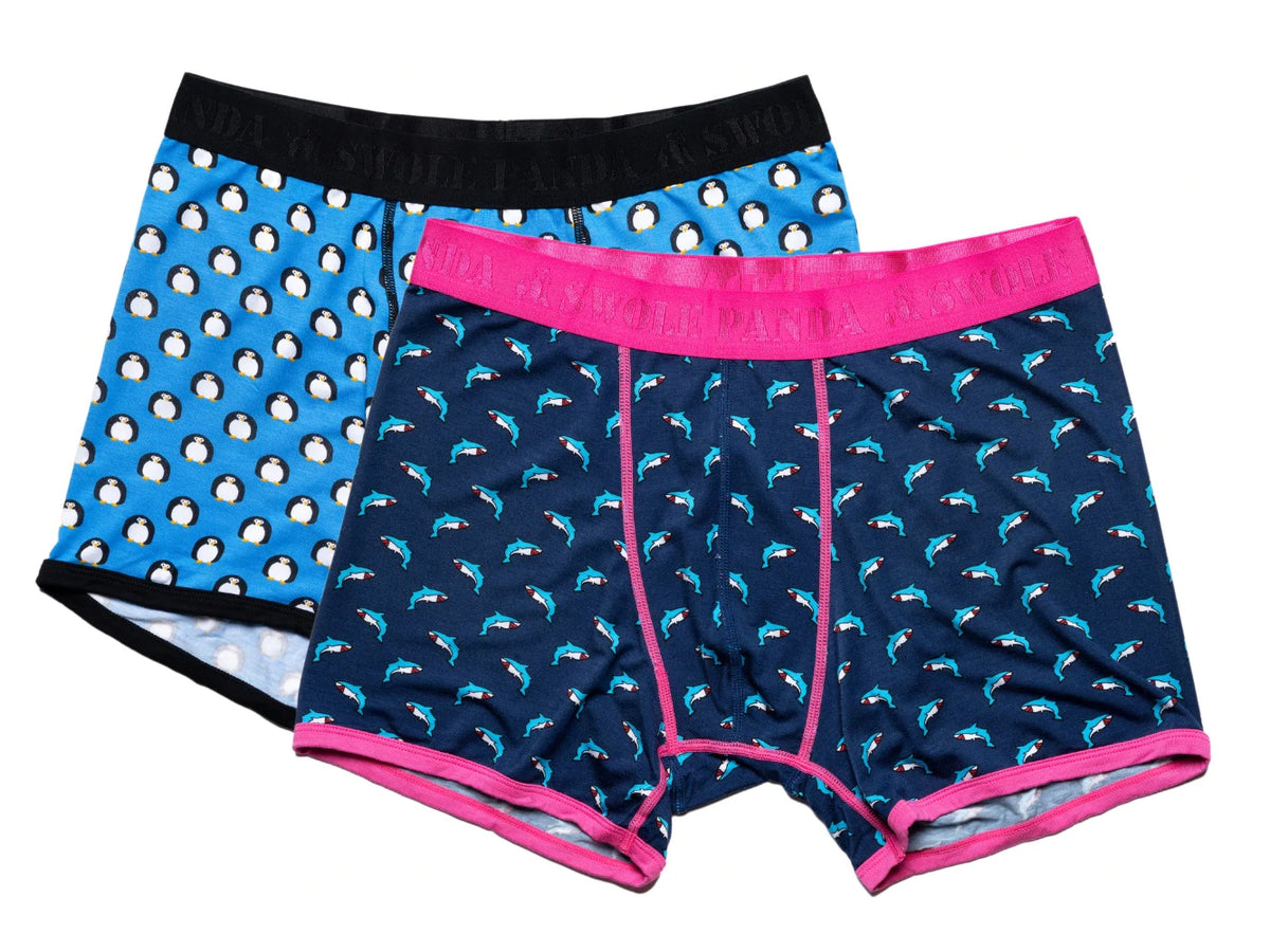 SWOLE PANDA BAMBOO BOXERS 2 PACK