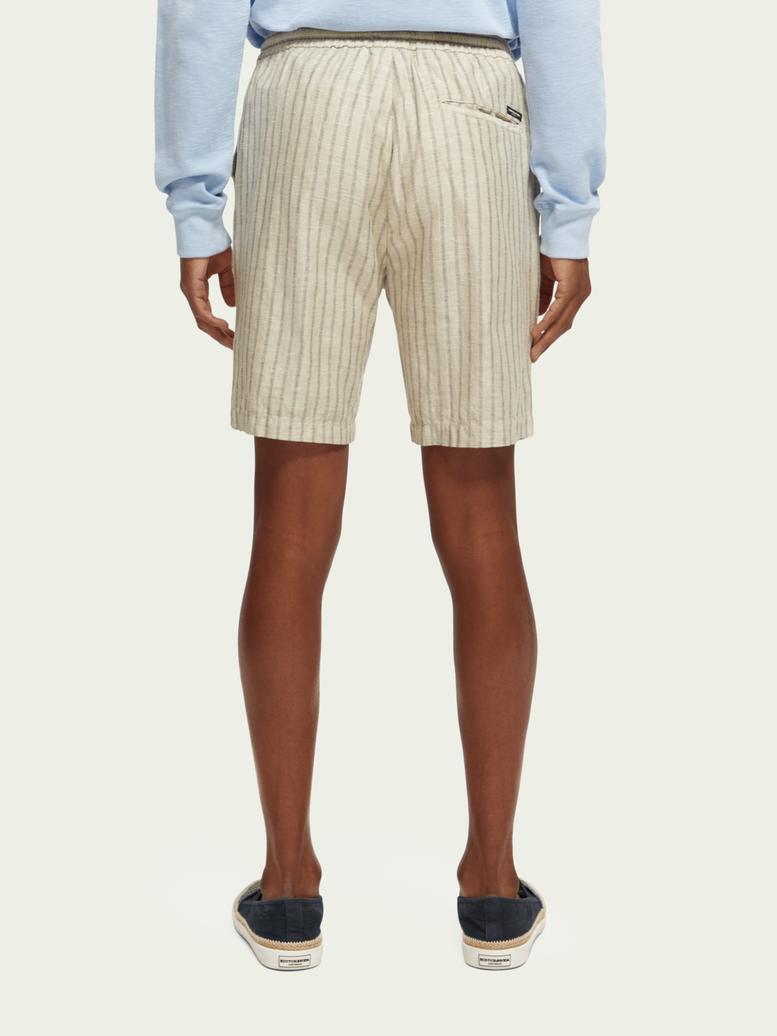 Scotch and Soda Fave linen-blended Bermuda shorts