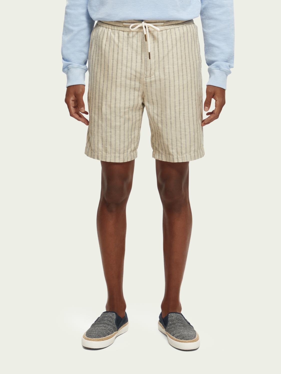 Scotch and Soda Fave linen-blended Bermuda shorts